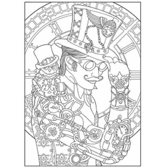 3 Coloring Books  -  Fantasy - Picture 3 of 12